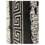 فرش ماشینی ساوین کد 4126 زمینه مشکی