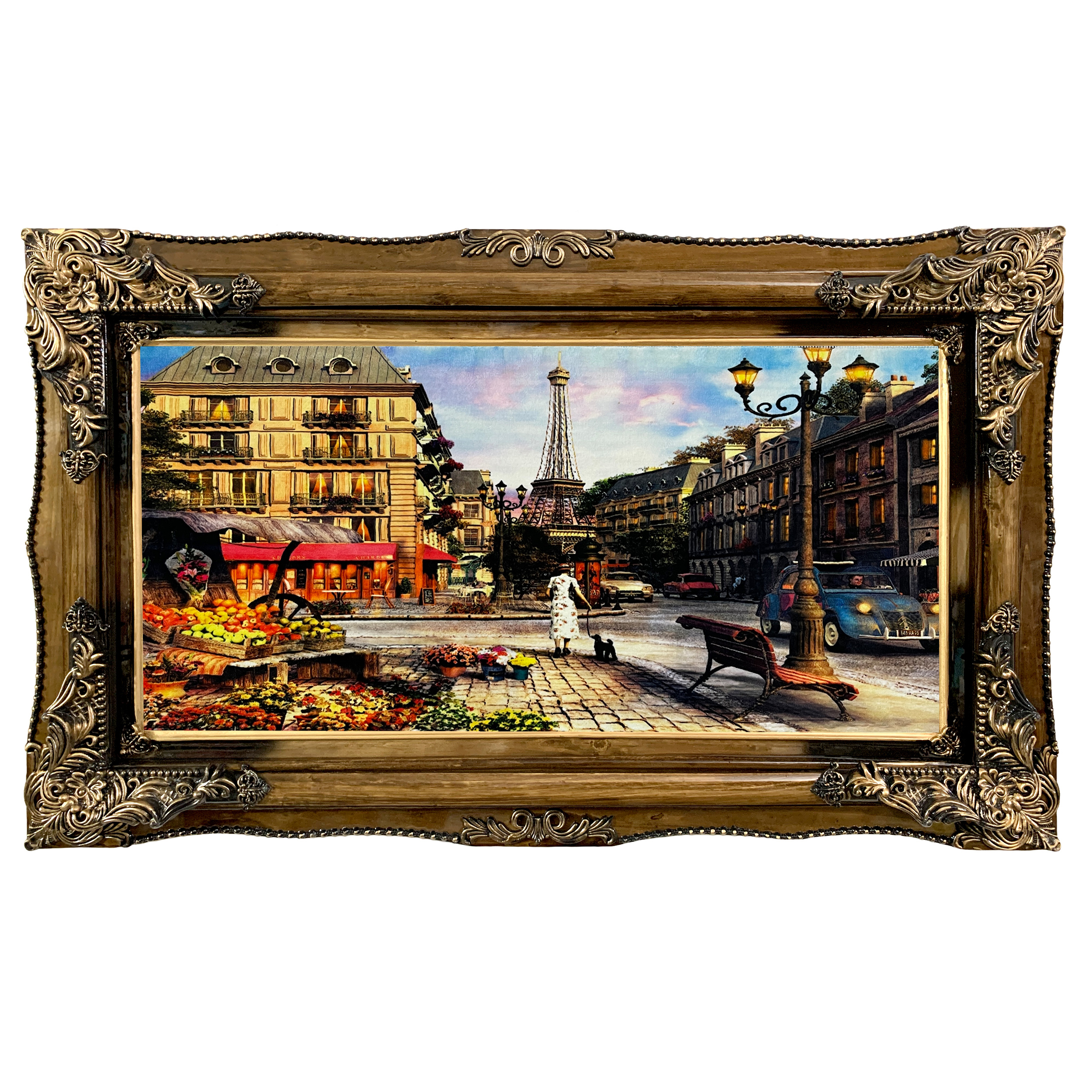 تابلو فرش ماشینی طرح دستبافت مدل پاریس کد 7515 تابلو فرش ماشینی طرح دستبافت مدل پاریس کد 7515