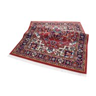 فرش ماشینی سهند کد FS65.BJ طرح هریس زمینه قرمز