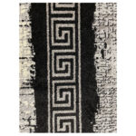 فرش ماشینی ساوین کد 4126 زمینه مشکی