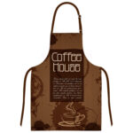 پیش بند آشپزخانه مدل کافه کد 4058